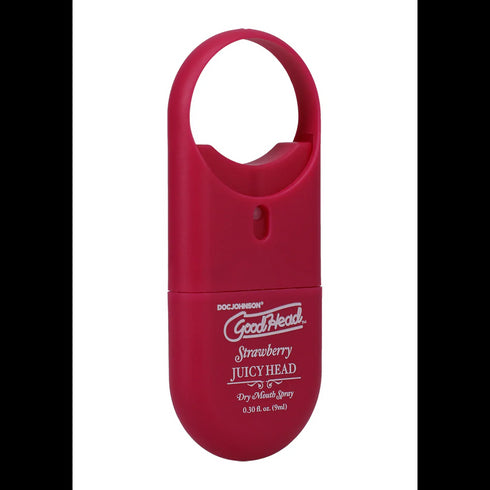 Doc Johnson Juicy Head Dry Mouth Spray To-Go Strawberry 0.3 fl.oz