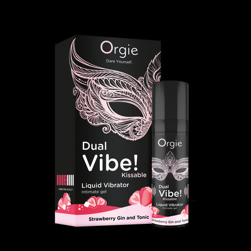 Orgie Dual Vibe Kissable Gel Strawberry Gin & Tonic 15ml