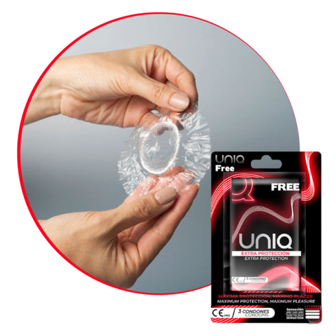 Uniq Free condoms Pack 3