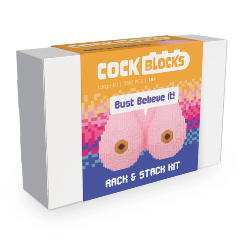 Cock Blocks Rack & Stack 3D Boob Building Set