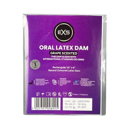 EXS Oral Dams Grape