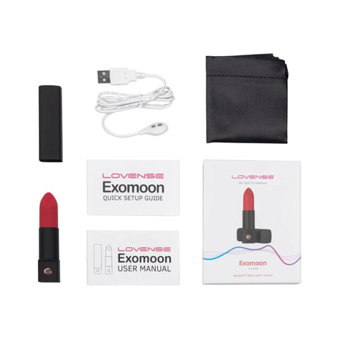 Lovense Exomoon Remote-Controlled Secret Lipstick Bullet Massager