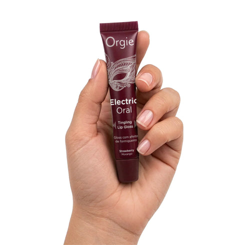 Orgie Electric Oral Tingling Lip Gloss Strawberry 0.34 fl oz