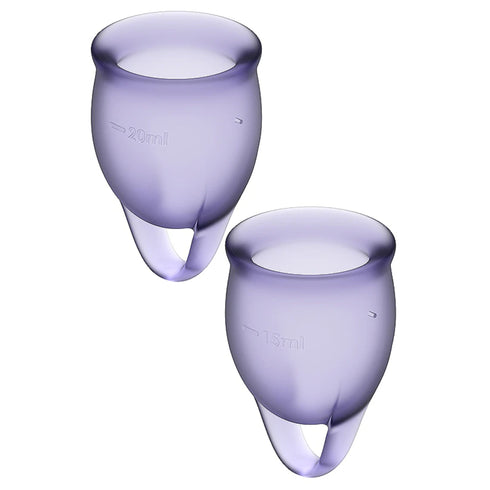 Satisfyer Feel Confident Menstrual Cups Lilac