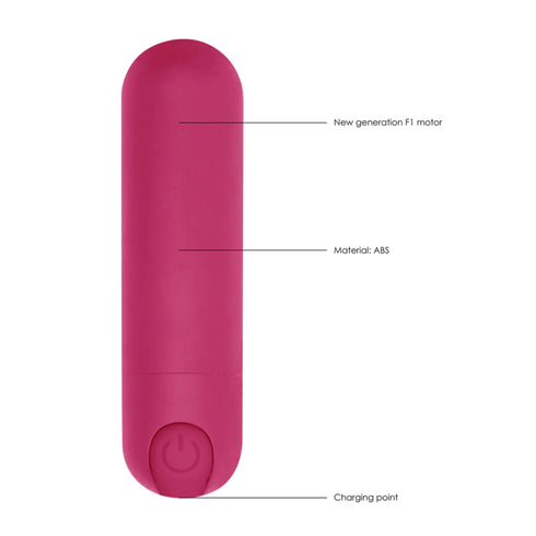 Shots 10 Speed Rechargeable Bullet Pink