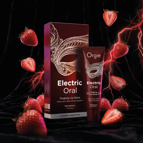 Orgie Electric Oral Tingling Lip Gloss Strawberry 0.34 fl oz
