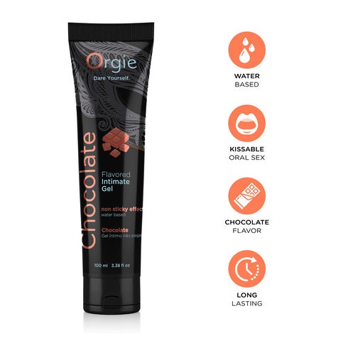 Orgie Lube Tube Chocolate 100ml