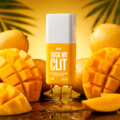 intt Suck My Clit Tropical Mango Suction Effect Gel 0.5 fl oz