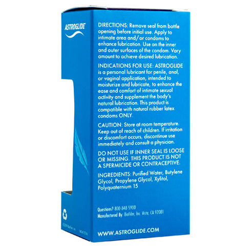 Astroglide Glycerin & Paraben Free 2.5 fl.oz