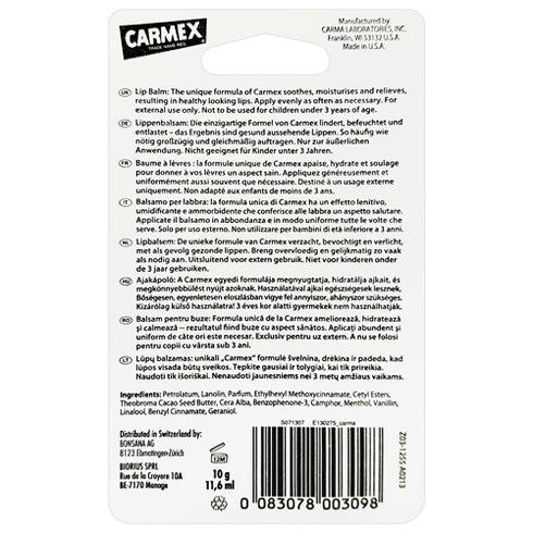 Carmex Cherry Lip Balm Tube 10g