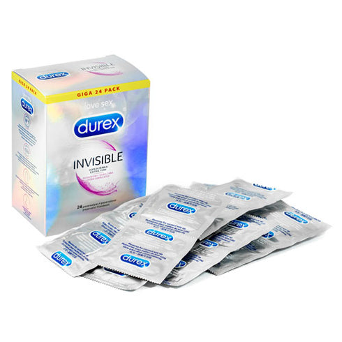 Durex Invisible Lubricated Box 24