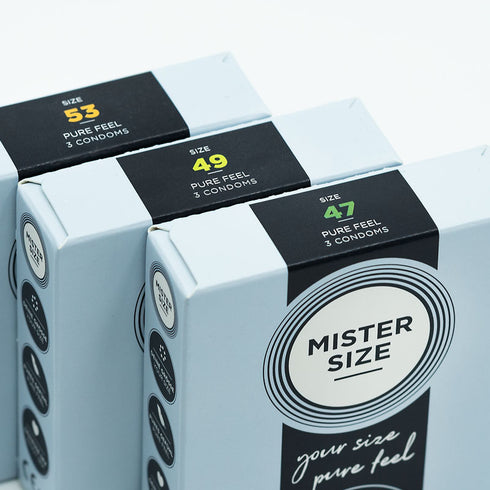 Mister Size Snug Condoms Sampler 3 Boxes x 3