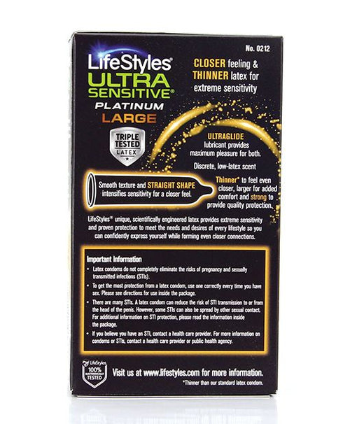 LifeStyles Ultra Sensitive Platinum Large Box 12