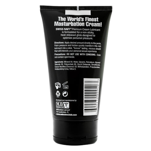 Swiss Navy Premium Masturbation Cream Tube