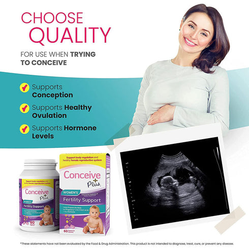Sasmar Conceive Plus Women's Fertility Support 60 caps