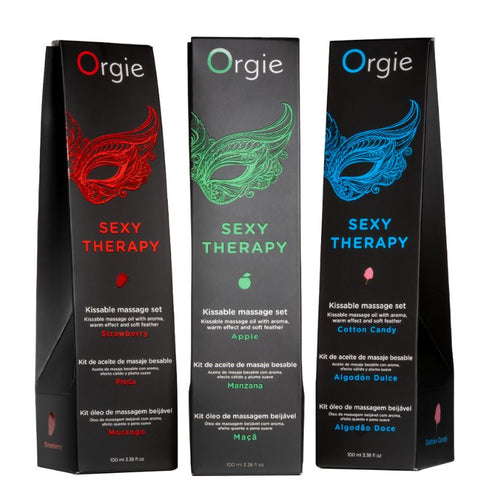 Orgie Sexy Therapy Massage Kit Strawberry 100ml