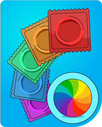 Colored Condoms