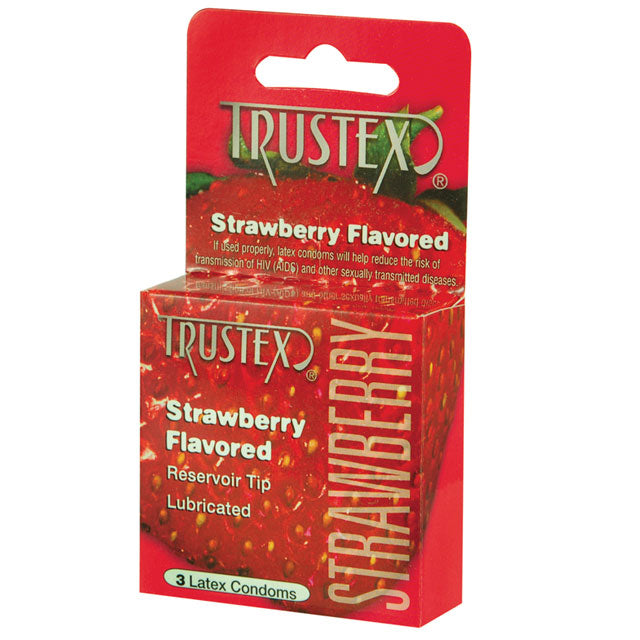 Trustex Strawberry 3 Pack Secondary image