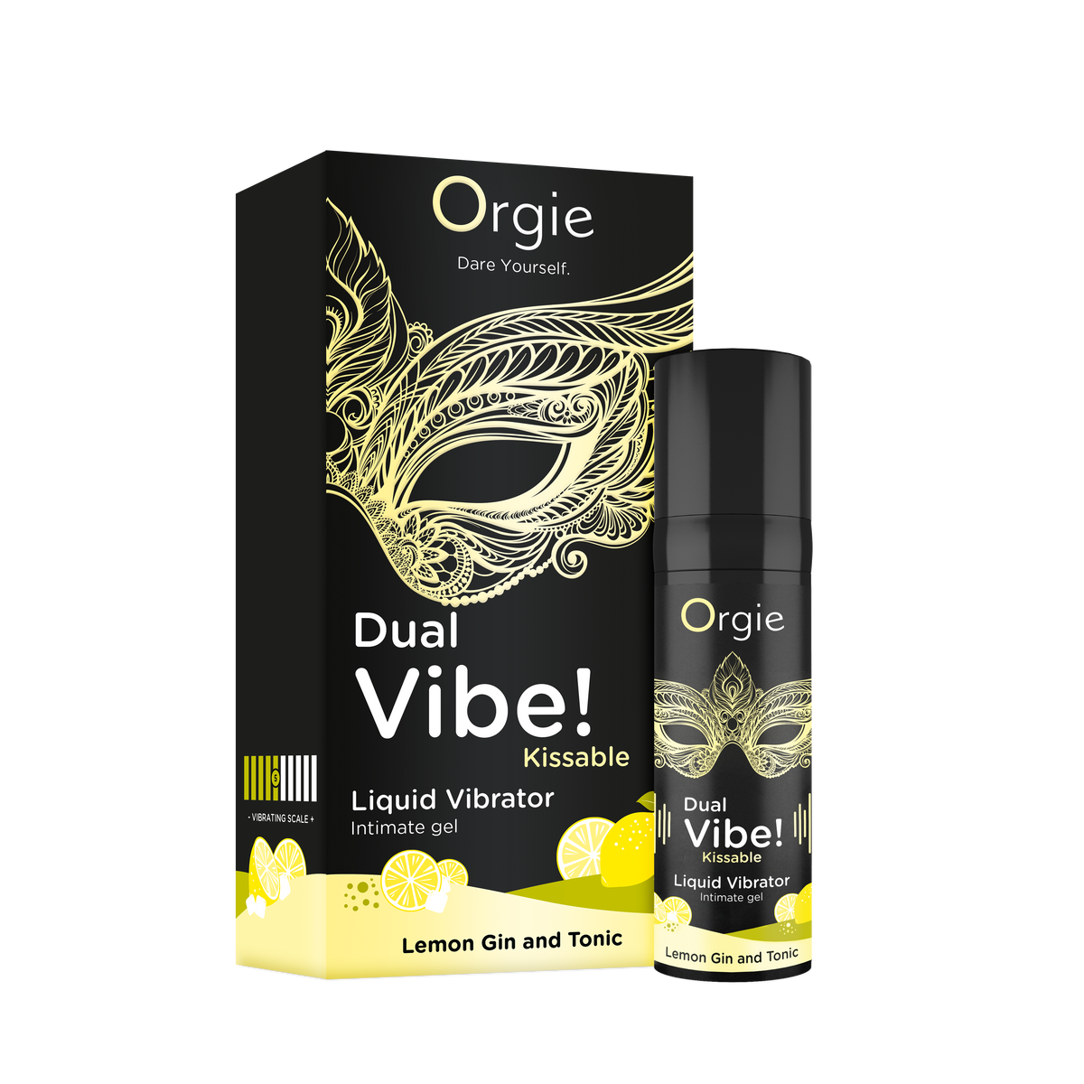 Orgie Dual Vibe Kissable Gel Lemon Gin & Tonic 0.5 fl oz