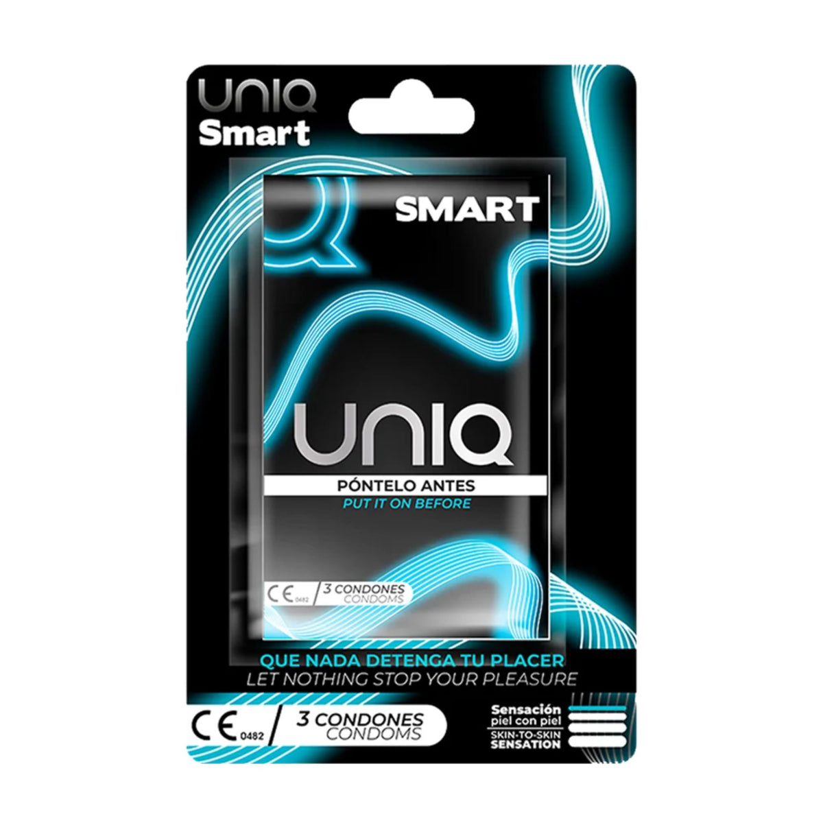 Uniq Smart Condoms 3 Pack Main image