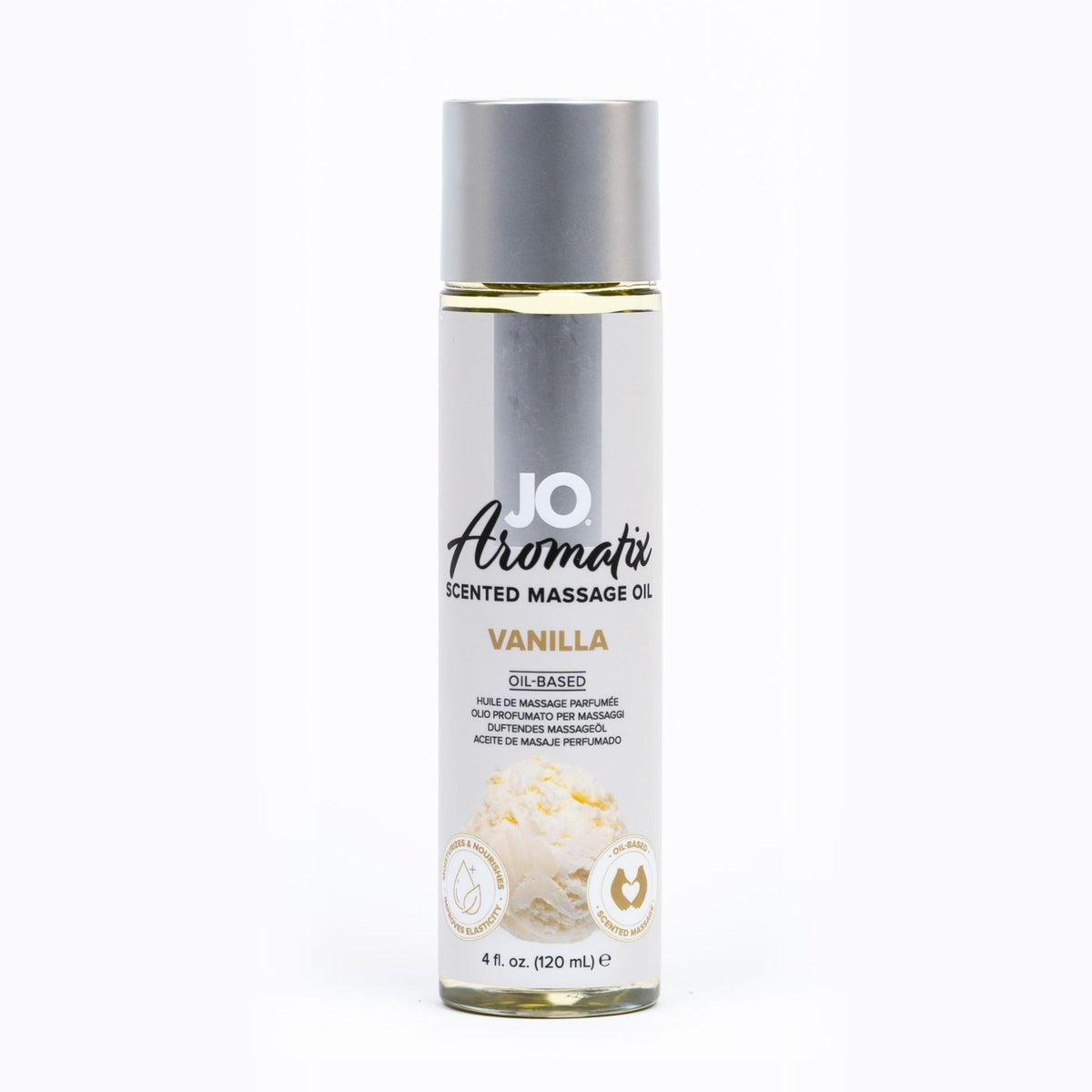 JO Aromatix Massage Oil Vanilla Oil-Based4 fl.oz