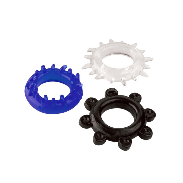 B-Series Triple C-Ring 3-Pack | WorldCondoms