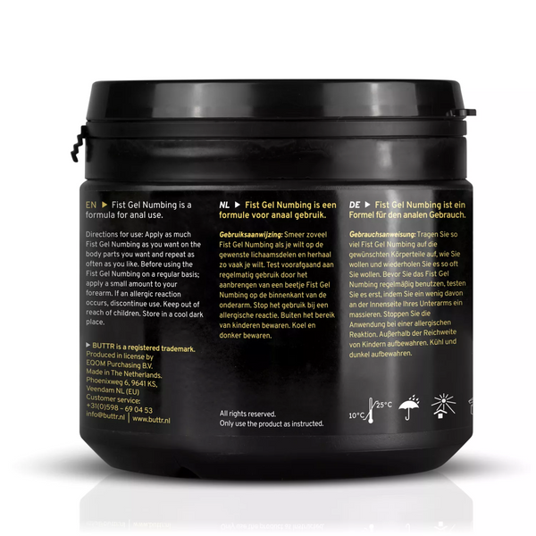 BUTTR Fist Gel Numbing 16.9 fl.oz