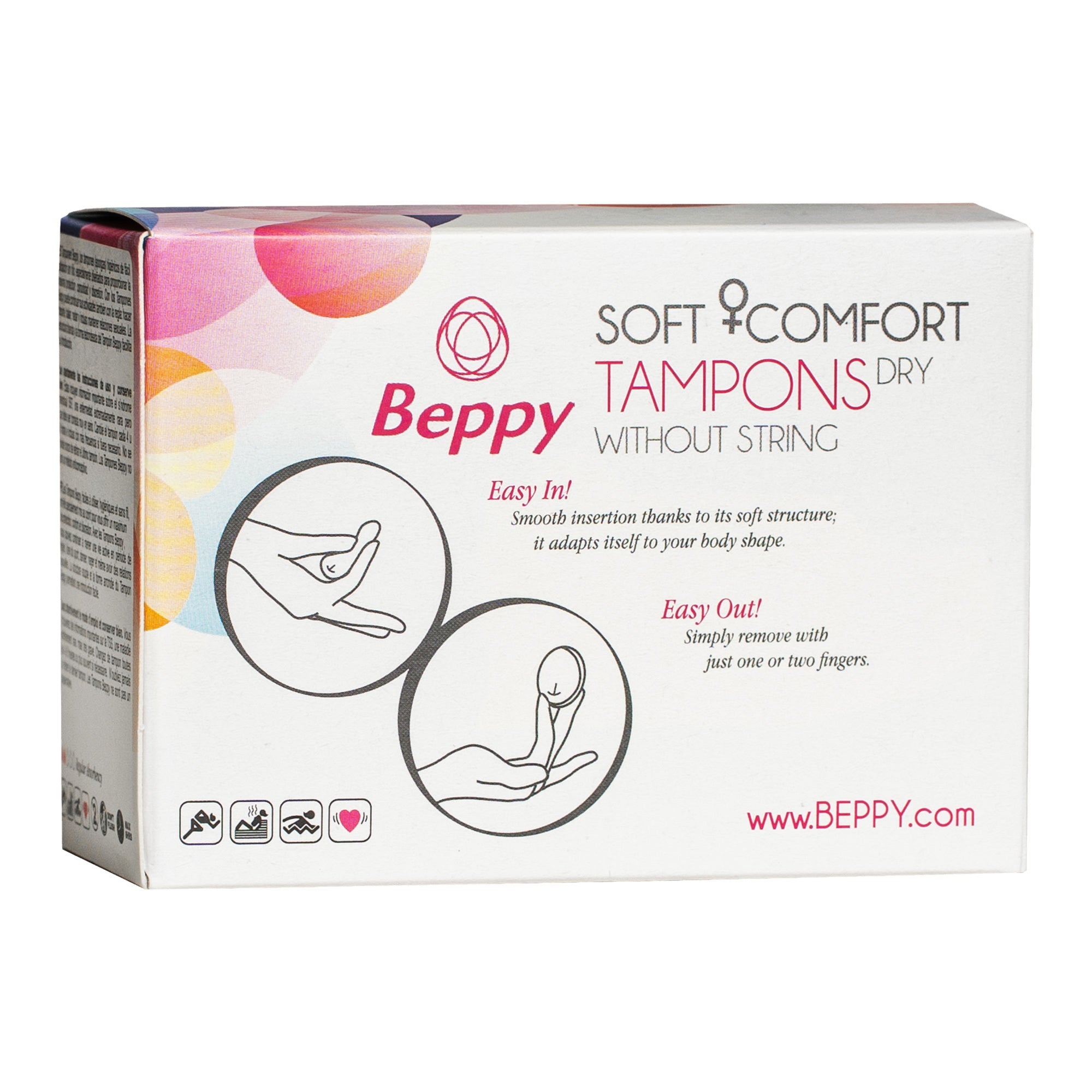 Beppy Soft Comfort Tampons Dry Box of 2 Secondary image