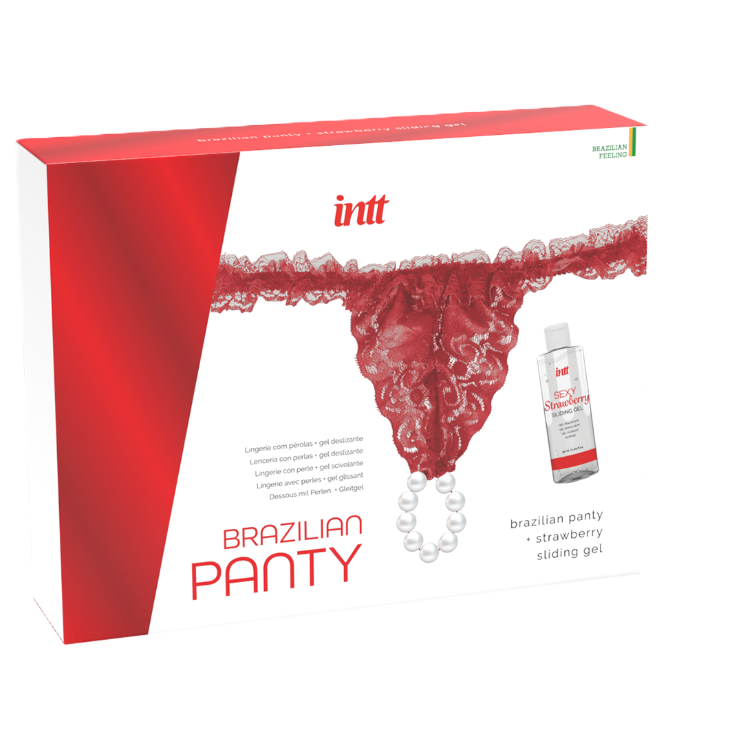 intt Brazilian Red Panty & Lube Kit Main image