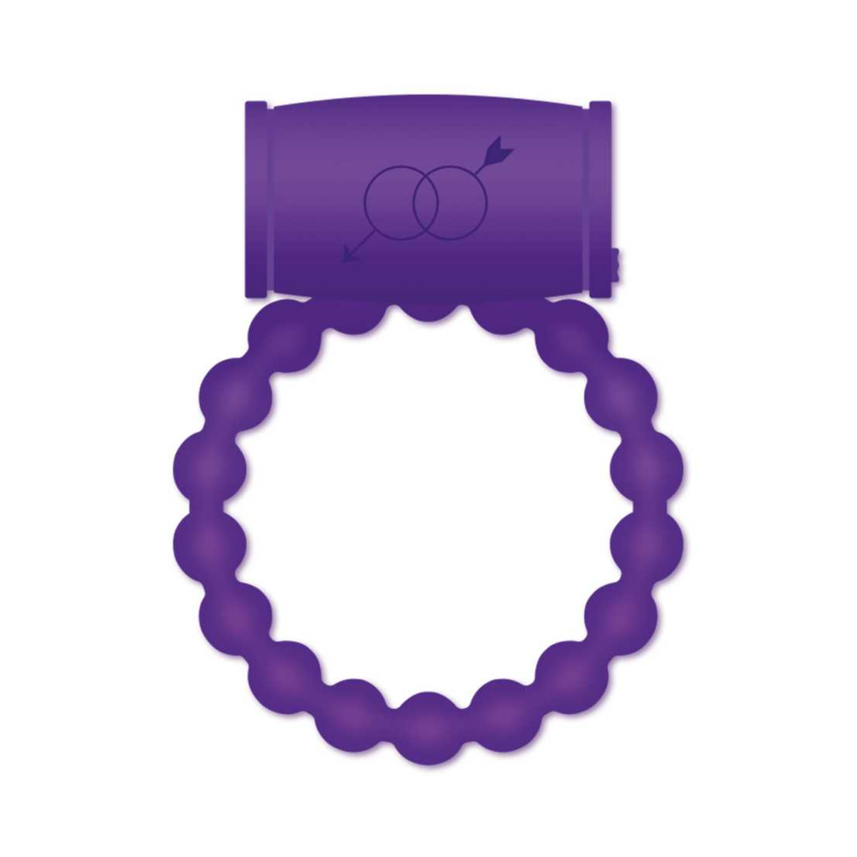 Casual Love Couple Vibrator Ring Purple | WorldCondoms