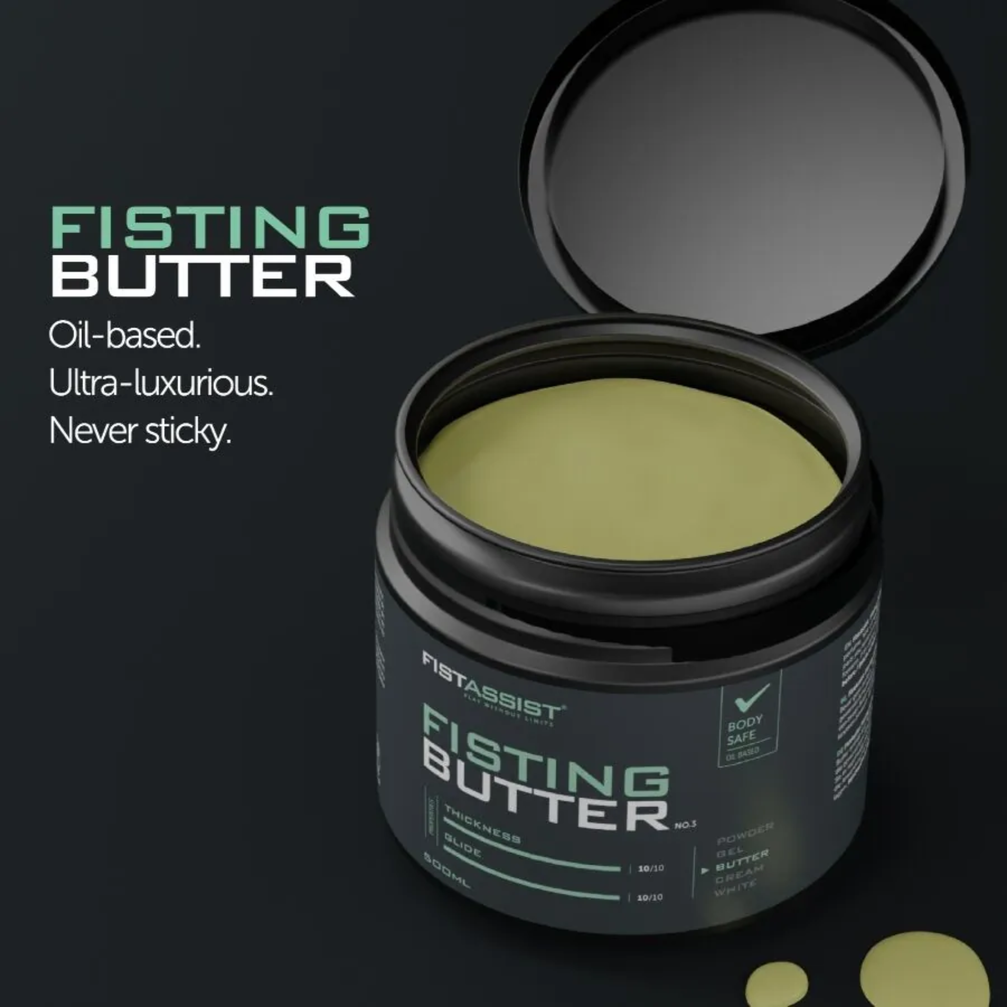 Cobeco FistAssist Fisting Butter 17 fl oz Secondary image