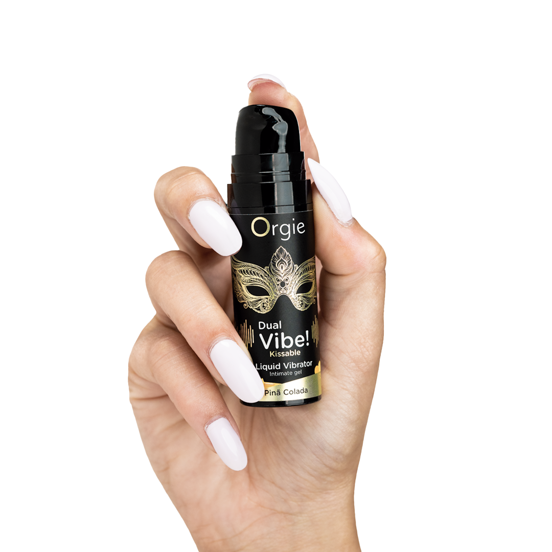 Orgie Dual Vibe Kissable Gel Pina Colada 15ml Secondary image