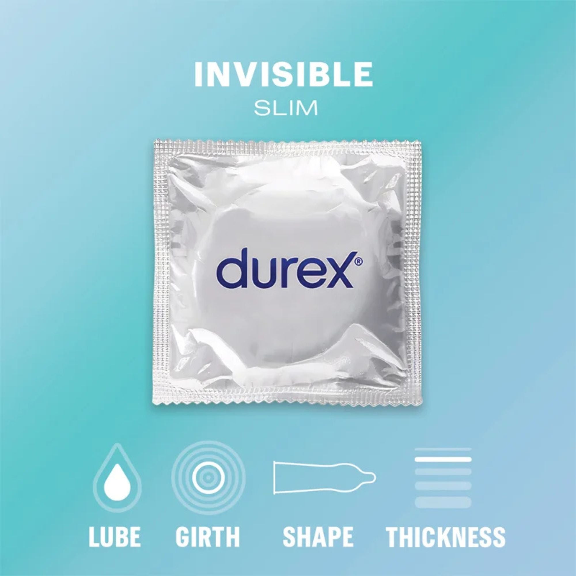 Durex Invisible SLIM 10 Pack Secondary image