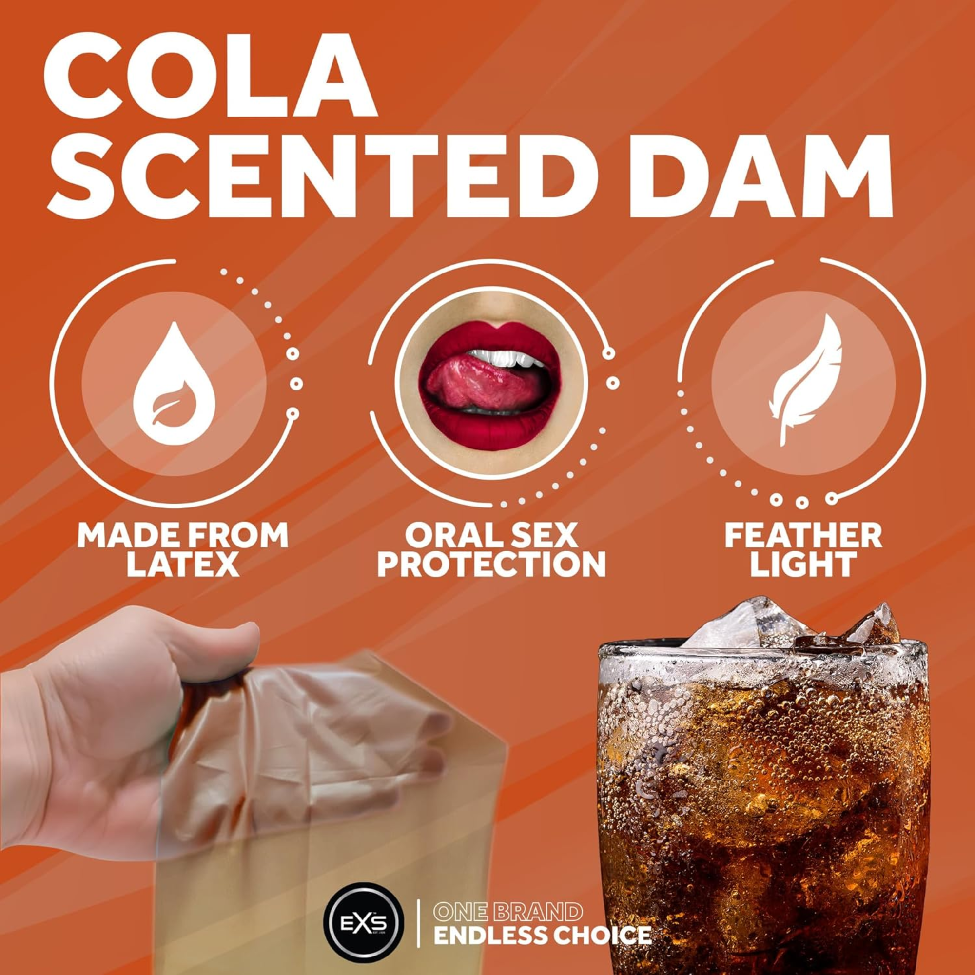 EXS Oral Dams Cola Secondary image