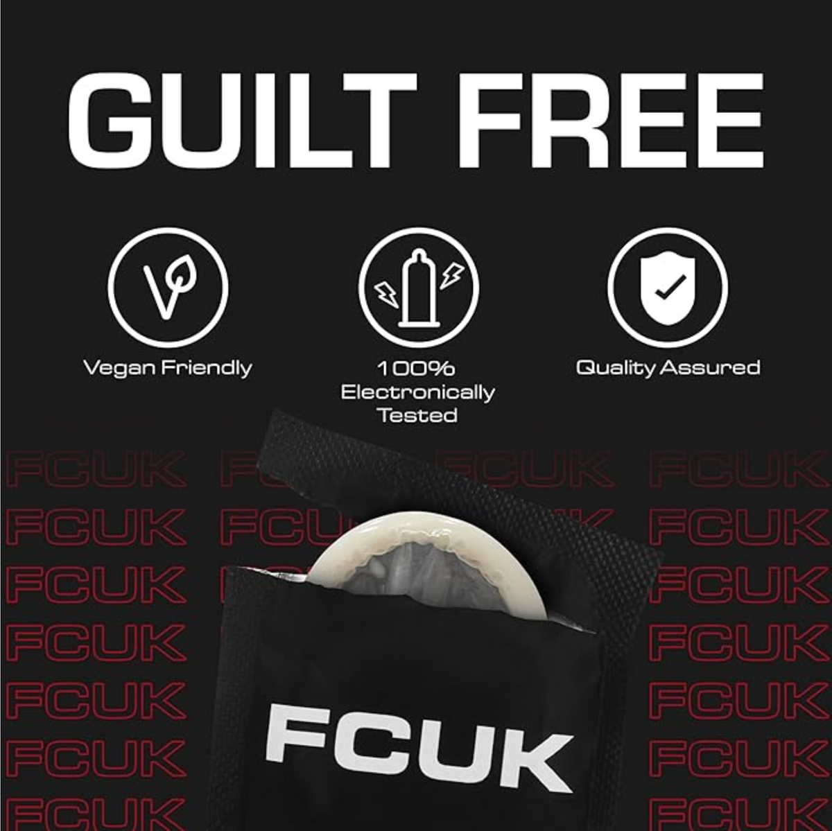 FCUK True Feel Condoms Graffiti Design Box 12 | WorldCondoms