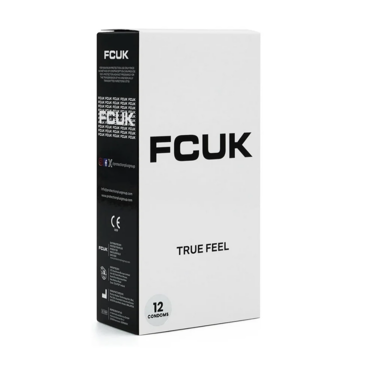 FCUK True Feel Condoms White Box 12 | WorldCondoms Main image