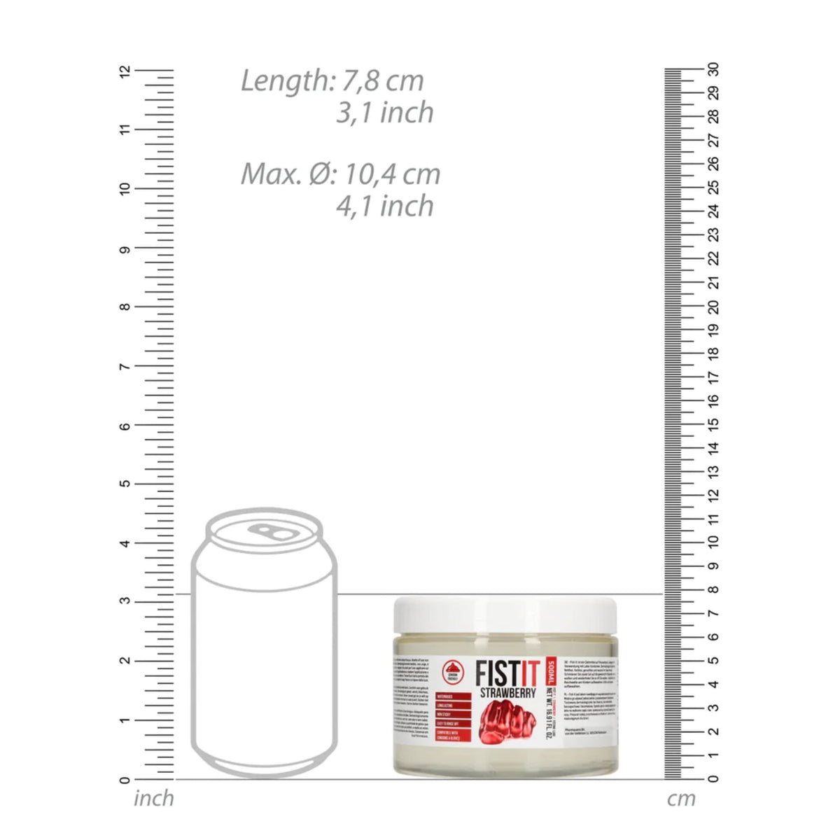 Fist It Extra Thick Strawberry 17 fl oz