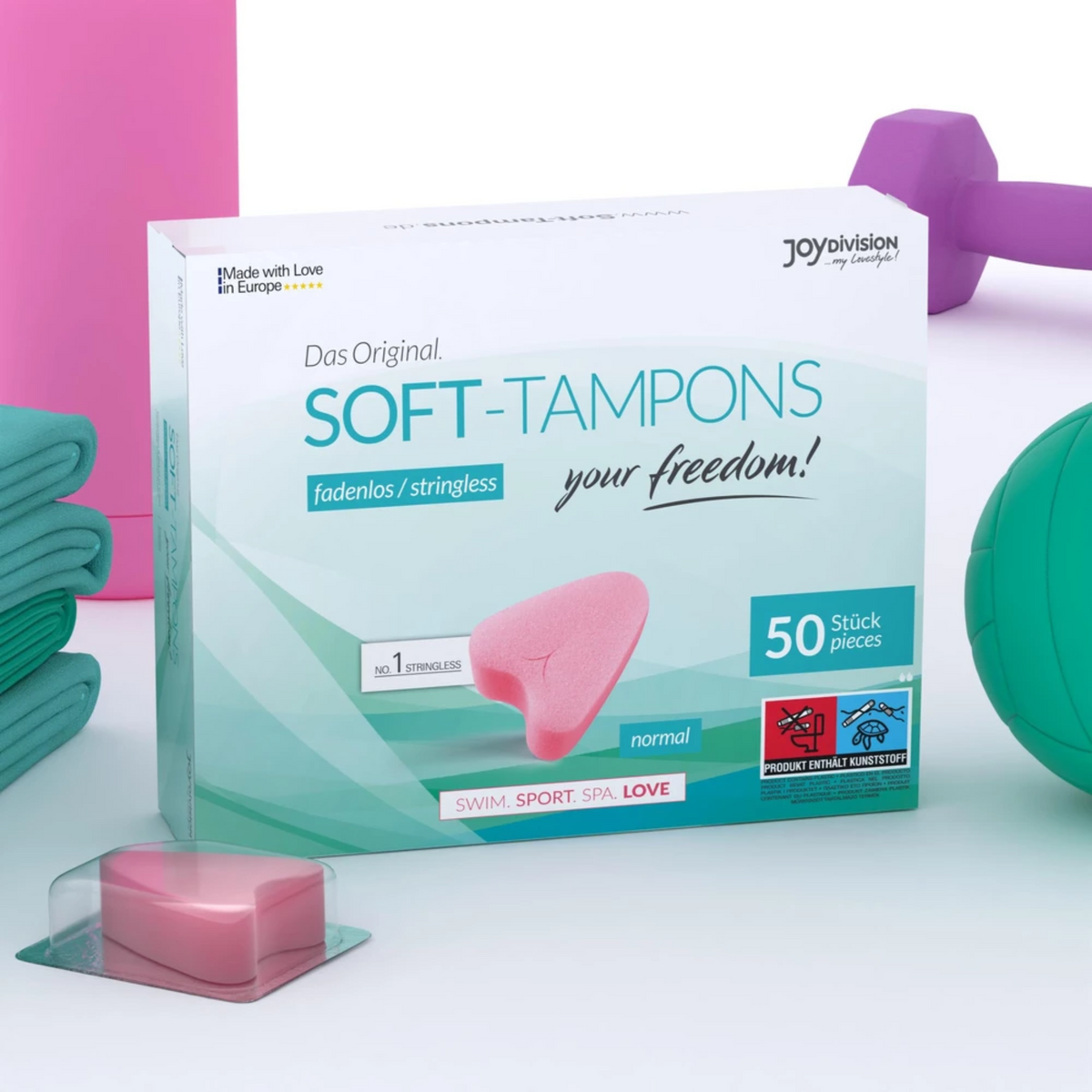 JoyDivision Normal Soft-Tampons 50 Pack