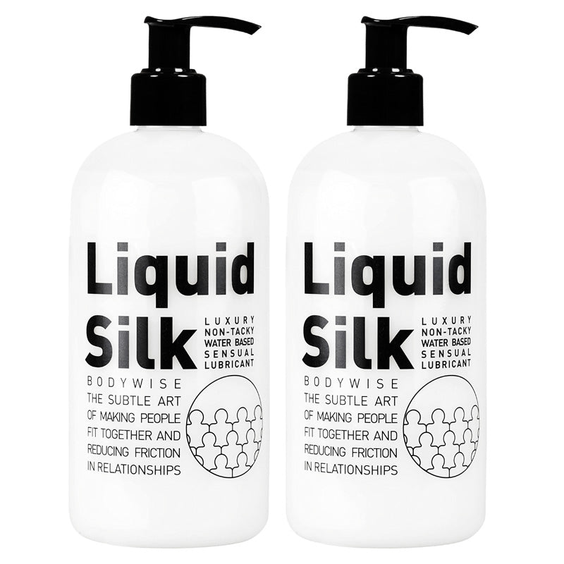 Liquid Silk 500ml Water-based luxury non-tacky lubricant Main image