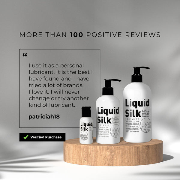 Liquid Silk 500ml Water-based luxury non-tacky lubricant