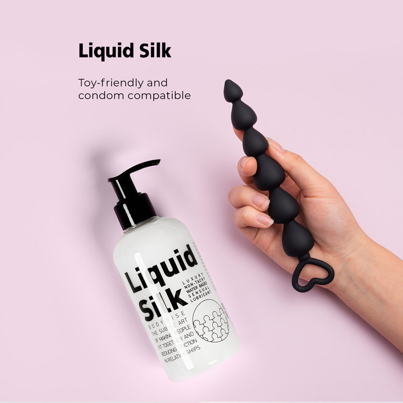 Liquid Silk 500ml Water-based luxury non-tacky lubricant