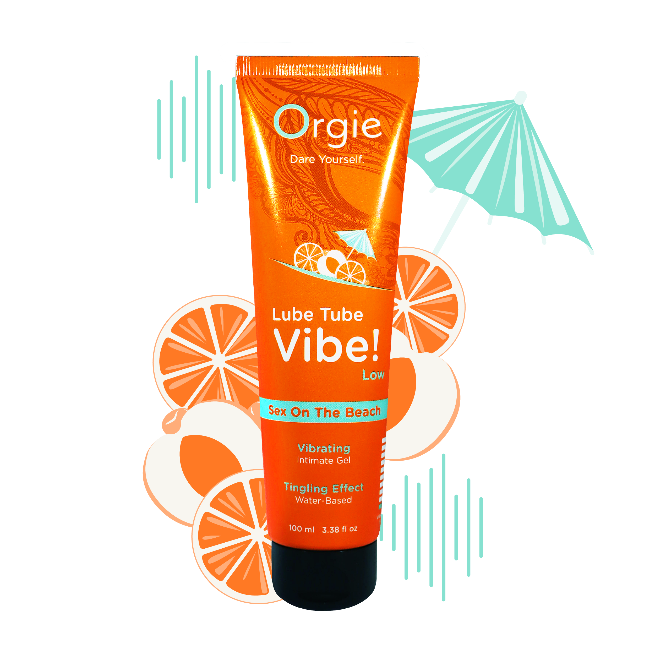 Orgie Lube Tube Vibe Sex on The Beach 100ml Secondary image