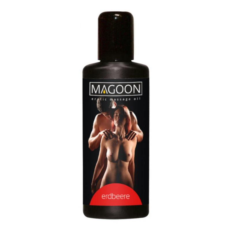 Magoon Erotic Massage Oil Erdbeere 100ml Strawberry scent massage oil Main image