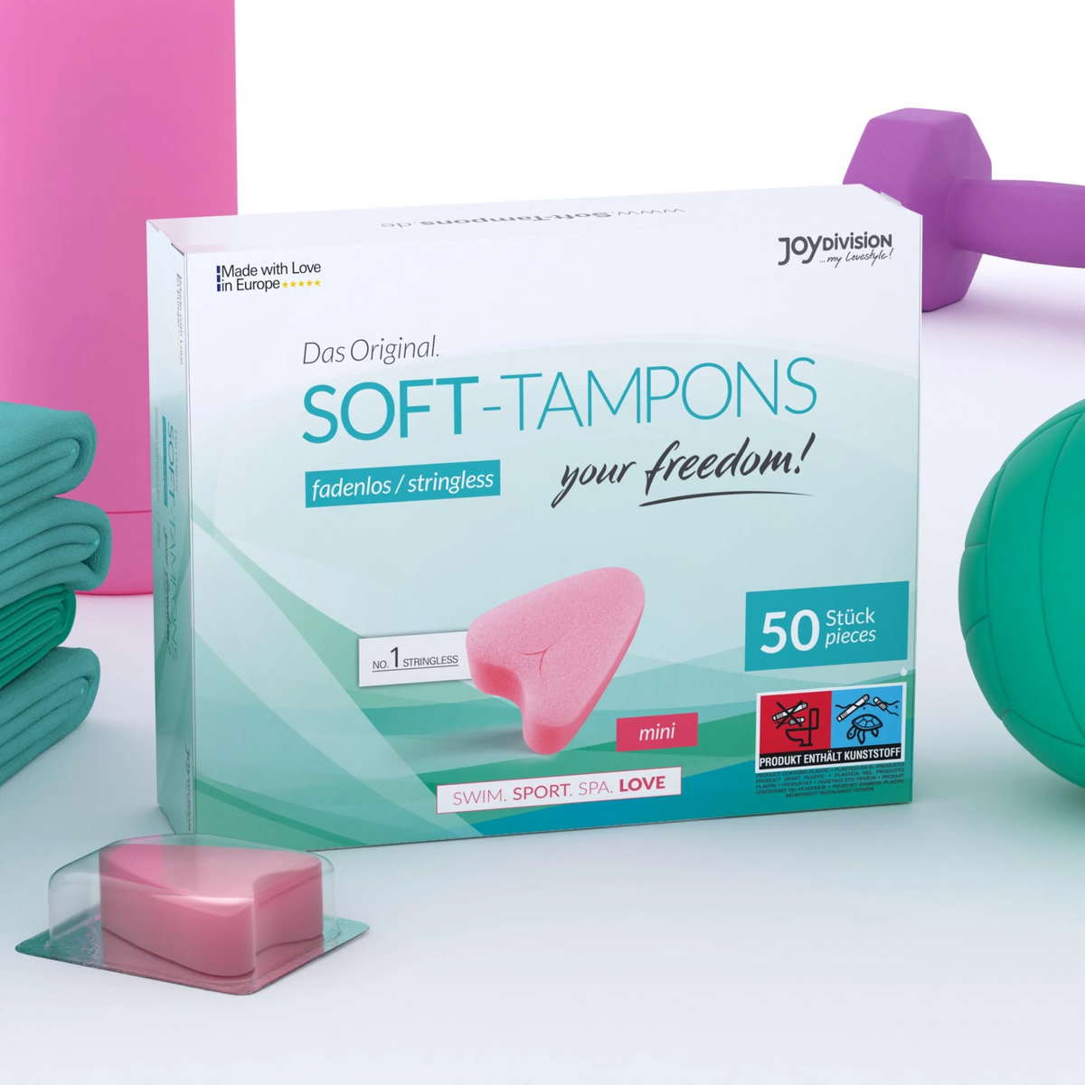 JoyDivision Mini Soft-Tampons Box 50