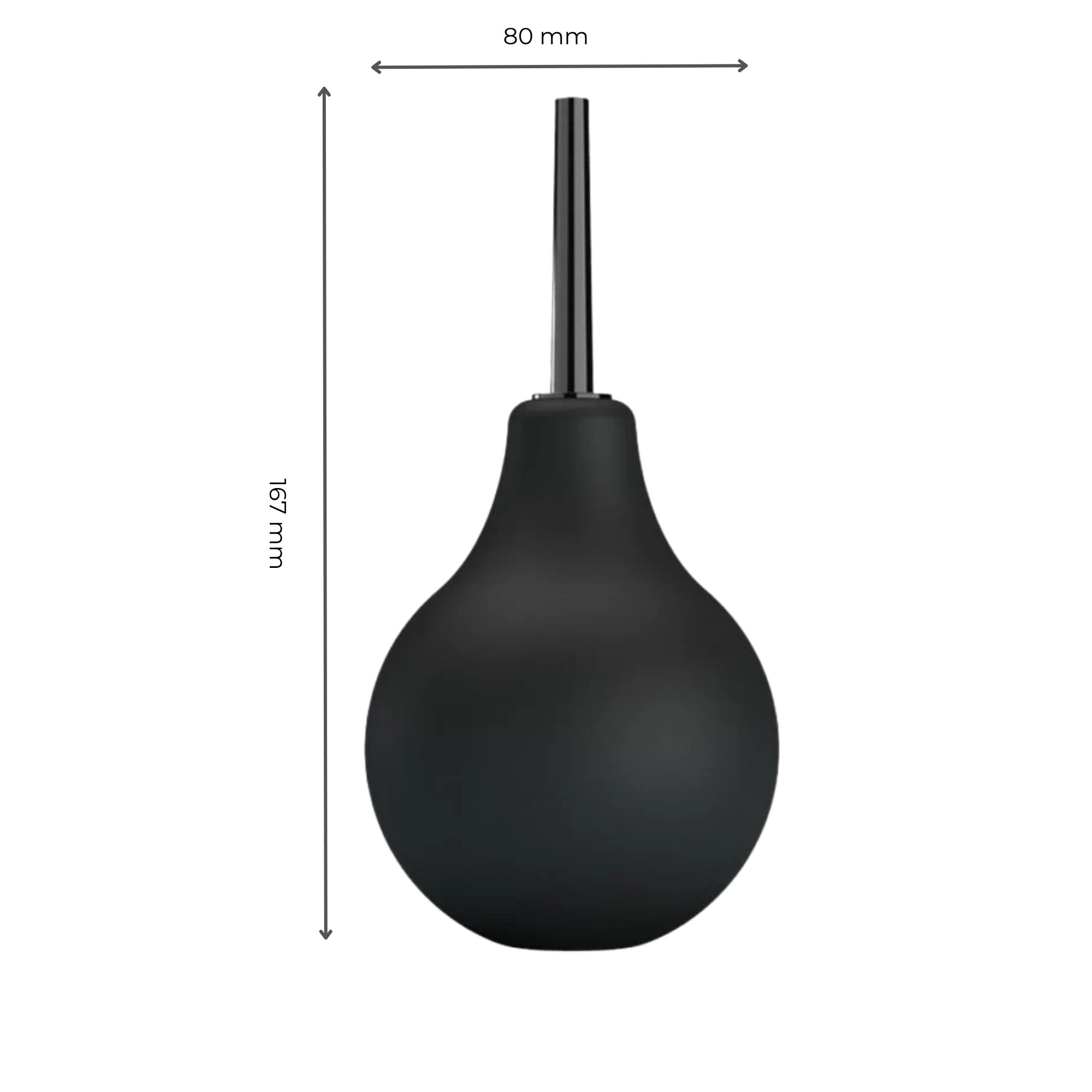 Mr. Play Anal Douche Black 7.5 fl oz Secondary image