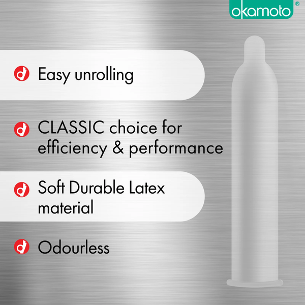 A graphic list of product benefits: easy unrolling, classic performance, soft durable latex, and odorless material.