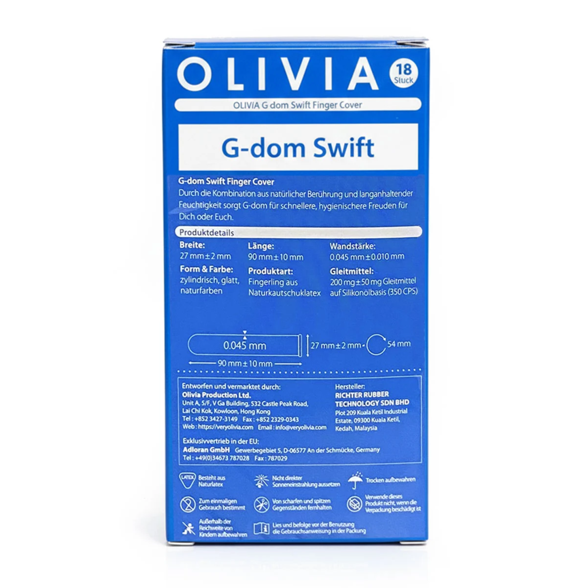 Olivia G-Dom Swift Finger Cover 18 Pack Secondary image