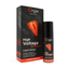Orgie High Voltage Strawberry Liquid Vibrator bottle and box set in a white background.