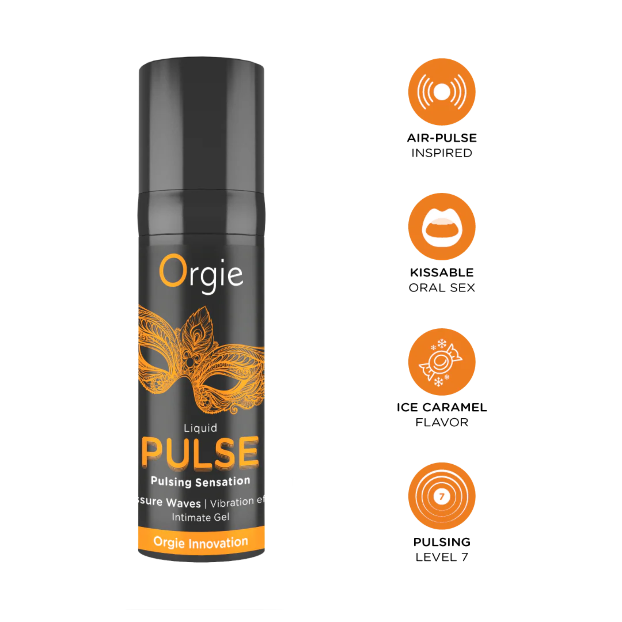 Orgie Liquid Pulse Pulsing Sensation Gel 0.5 fl oz Secondary image