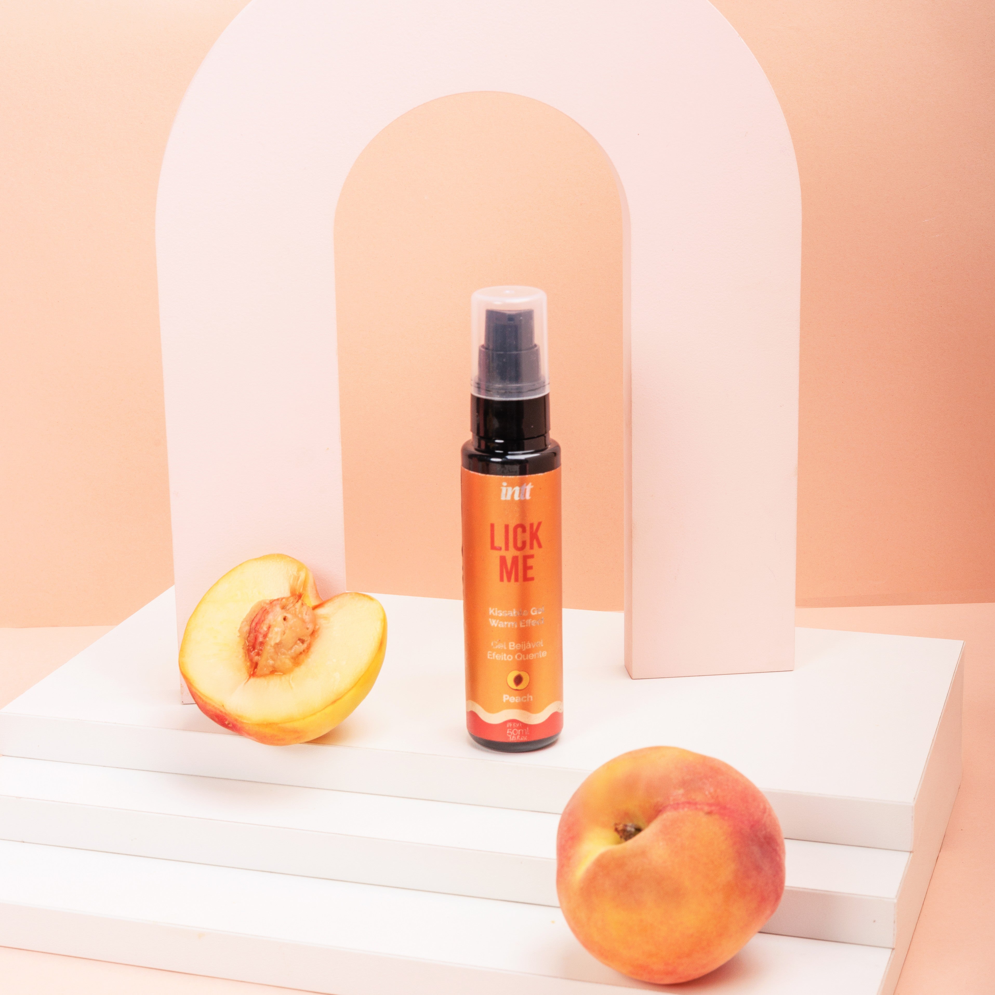 intt Lick Me Peach Warming Gel 1.6 fl oz Secondary image